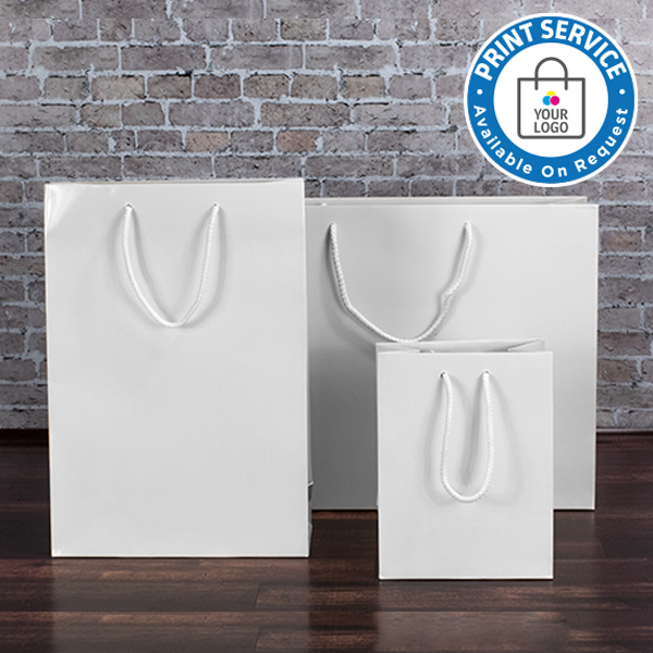 Gloss discount paper bags